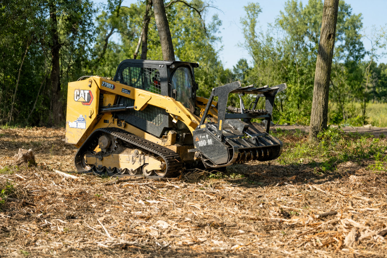 Land clearing in Lake Elsinore, CA